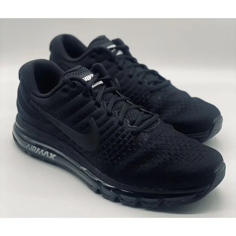 NEW Nike Air Max 2017 ‘Triple Black’ 849559-004 Men’s Size 12